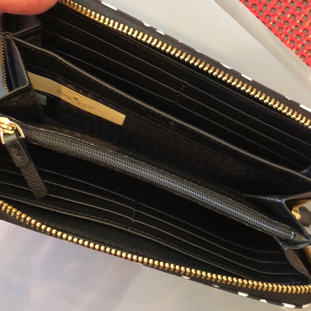 Kate Spade Wilson Road Musical Dots Wallet/New - Picture 3 of 5